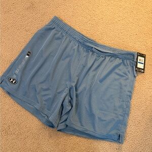 Under Armour Light Blue Mesh Shorts